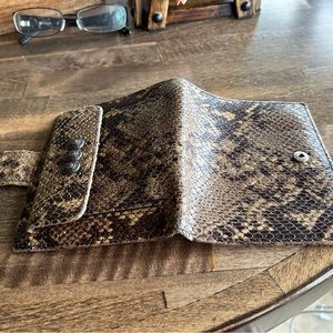 Brighton, leather lizard, wallet gently used